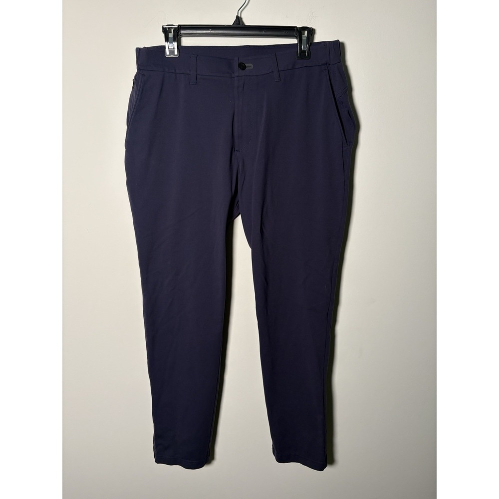 Public Rec Pants Mens 34x30 Navy Blue Performance Stretch Chino Golf Travel Work